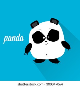 cartoon panda icon