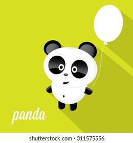 cartoon panda icon