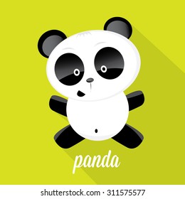 cartoon panda icon