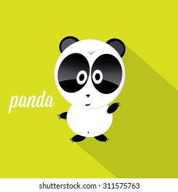 cartoon panda icon