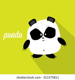 cartoon panda icon