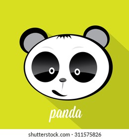 cartoon panda icon