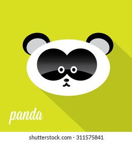 cartoon panda icon