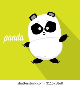 cartoon panda icon