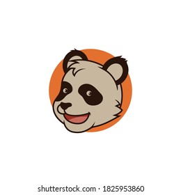 cartoon panda with a smile