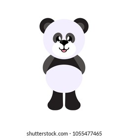 cartoon panda vector