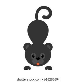 cartoon panther vector