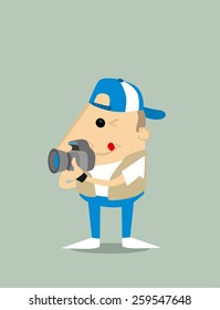 Cartoon paparazzi 