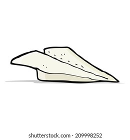 Cartoon-Papier-Flugzeug