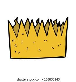 cartoon paper crown