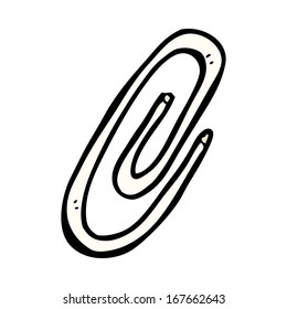 cartoon paperclip