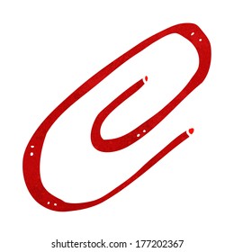 cartoon paperclip