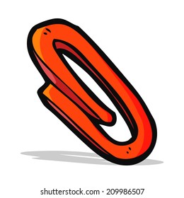 cartoon paperclip