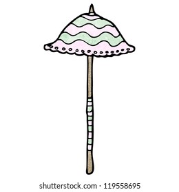 cartoon parasol