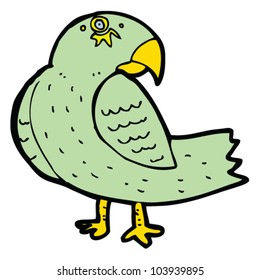 loro de dibujos animados
