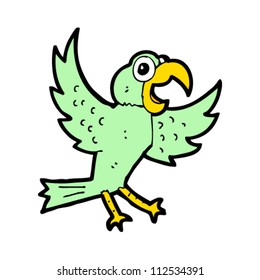 cartoon parrot