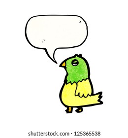 loro de dibujos animados