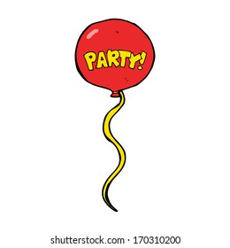 globo del partido de dibujos animados