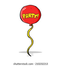 globo del partido de dibujos animados
