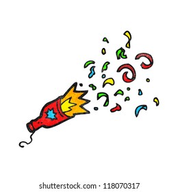cartoon party popper