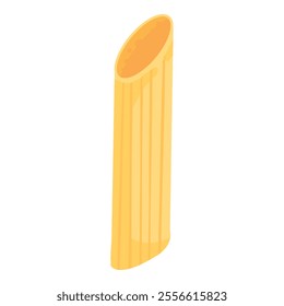 Cartoon pasta type. Hand drawn doodle macaroni and spaghetti ingredients for cooking, Italian cuisine gourmet food elements. Classic Italian pasta for restaurant menu vector isolated icon on white