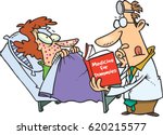 cartoon patient with dumb doctor