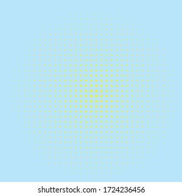 Cartoon pattern with circles, dots Halftone dotted background. Pop art style. Design element, border  for web banners, cards, wallpapers. Colorful.  Vector illustration