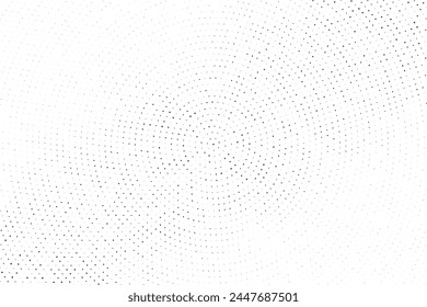 Cartoon pattern with circles, dots Halftone dotted background. Pop art style. Design element, border  for web banners, cards, wallpapers.   Vector illustration