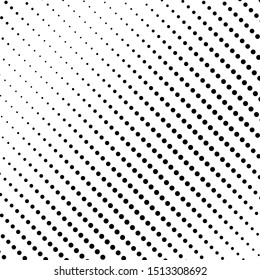 Cartoon pattern with small and big circles, dots Halftone dotted background. Pop art style. Design element, border for web banners, cards, wallpapers.
