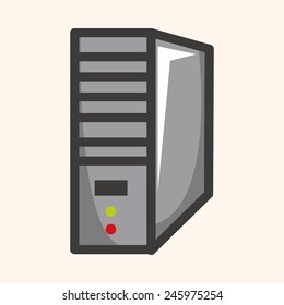 cartoon pc icon