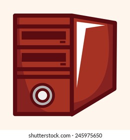 cartoon pc icon