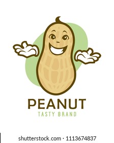 Cartoon peanut character
