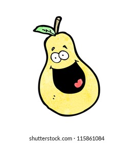 pera de dibujos animados