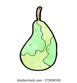 pera de dibujos animados