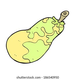 pera de dibujos animados