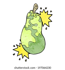 pera de dibujos animados