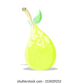 pera de dibujos animados