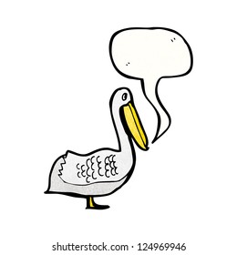 cartoon pelican