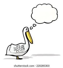 Cartoon pelican