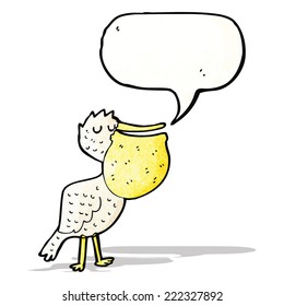 Cartoon pelican