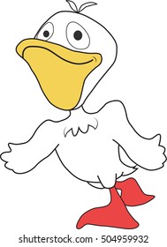 cartoon pelican