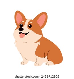 Cartoon Pembroke Welsh Corgi Illustration