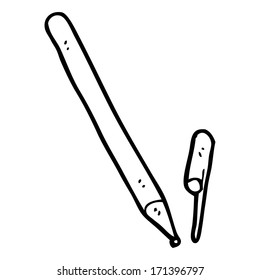 lápiz de dibujos animados