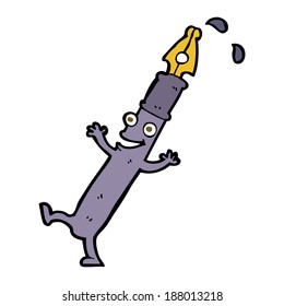 cartoon pen character