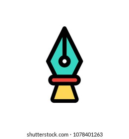 cartoon pen tool colored