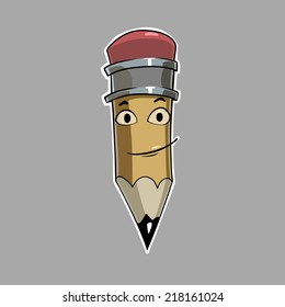 cartoon pencil