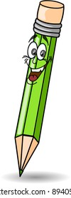 Cartoon pencil
