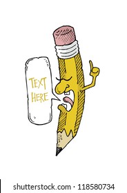 Cartoon Pencil Vector