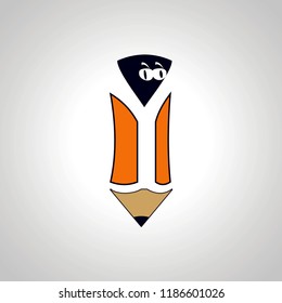 cartoon pencil vector