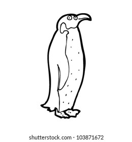 cartoon penguin